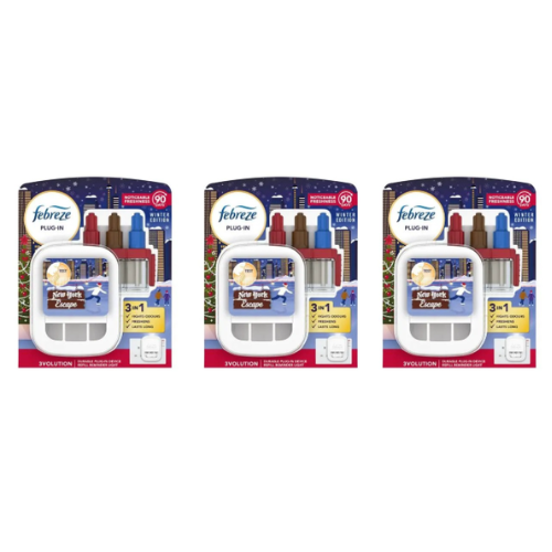 Febreze 3Volution Complete Kit New York Escape Limited Edition X 3